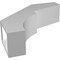Ekena Millwork 5-in. W x 18-in. D x 18-in. H Monterey Architectural Grade PVC Knee Brace BRCP05X18X18MON - alternate 4
